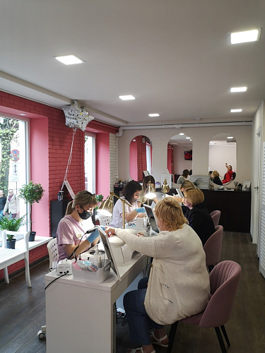 Стул на металлокаркасе Gabi 1 line light blue / black фото покупателя 181