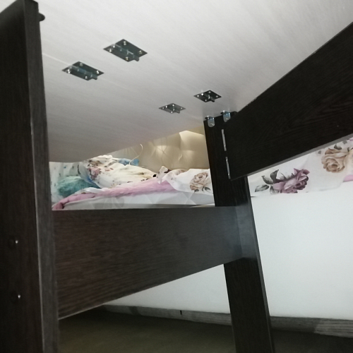 Стол-книжка СтК6 венге / дуб молочный высота 54 см фото покупателя 154