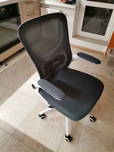 Компьютерное кресло Konfi light gray / blue / white фото покупателя 294