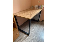 Стол Лота Лофт 140 25 мм юта / белый матовый фото покупателя 648