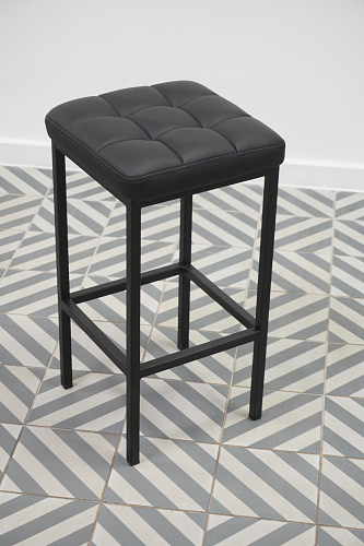 Барный стул Лофт катания дасти блю / белый матовый из шоурума 2