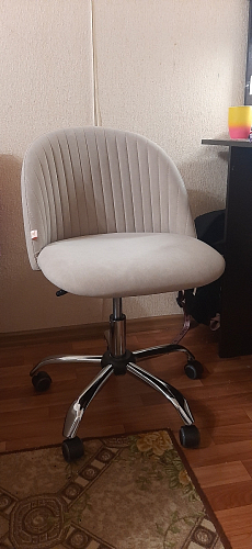 Компьютерное кресло Melody молочное фото покупателя 82