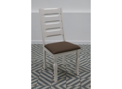 Деревянный стул Vengen butter white / brown из шоурума 1