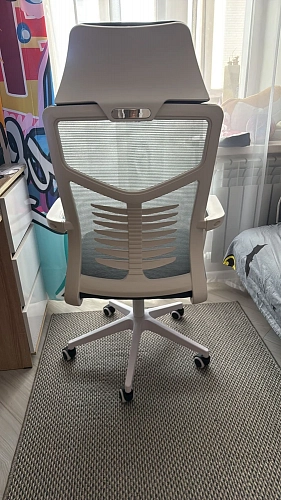 Компьютерное кресло Montana light gray / white фото покупателя 13