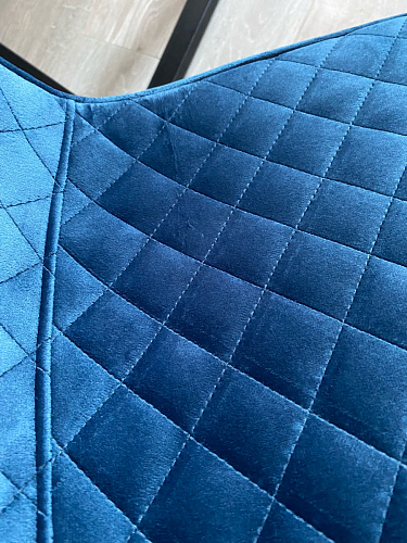 Стул на металлокаркасе Capri голубой фото покупателя 124