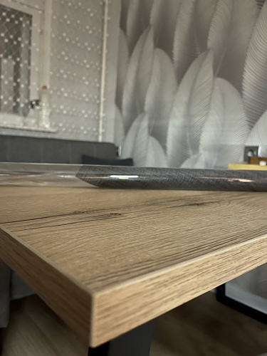 Деревянный стол Лота Лофт 140х80 дуб крафт табачный / черный матовый фото покупателя 582