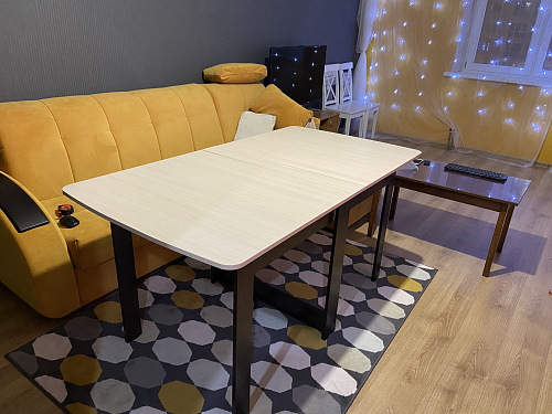 Стол книжка СтК4 дуб сонома / белый фото покупателя 17