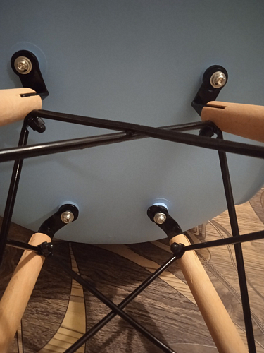 Стул Cindy Eames mod. 001 khaki / natural фото покупателя 220