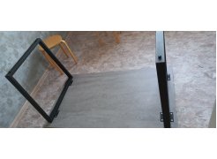 Деревянный стол Лота Лофт 120(160)х75 черный матовый / бетон светлый фото покупателя 376