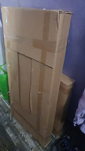 Стол компьютерный КСТ-16 бетон / белый фото покупателя 15