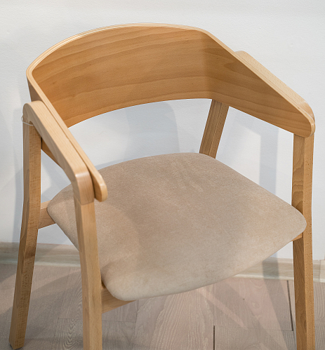 Деревянный стул Dalia noce беж из шоурума 4