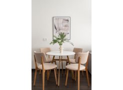 Керамический стол Гравент 110 patagonoa bianco repose / черный фото покупателя 1