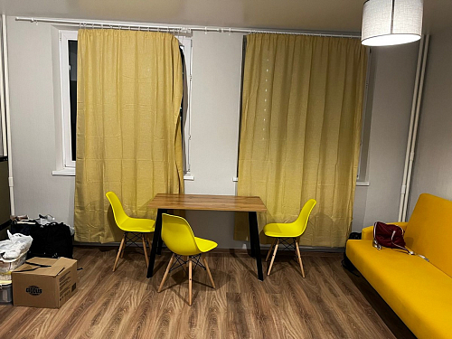 Стол Тринити Лофт 120 32 мм дуб галифакс табако / черный матовый фото покупателя 251