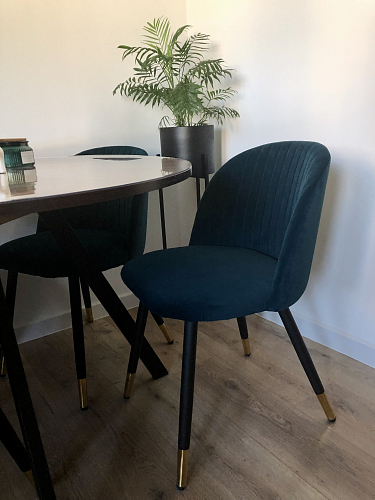 Стул на металлокаркасе Gabi gray / black фото покупателя 887