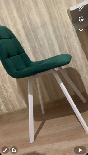 Комплект стульев Чилли 2 шт бежевый / черный фото покупателя 1082