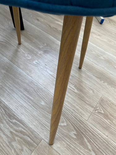 Стул на металлокаркасе Capri dark beige / white фото покупателя 127