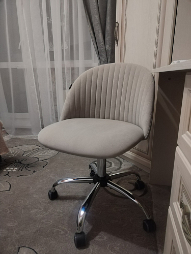 Компьютерное кресло Melody/Мелоди молочное фото покупателя 74