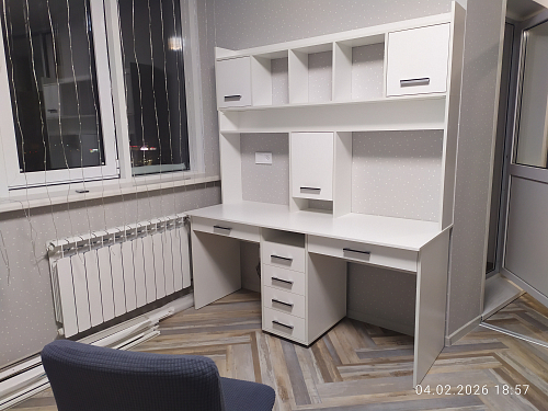 Письменный стол Остин-16Я белый фото покупателя 1