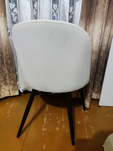 Стул на металлокаркасе Gabi 1 темно-серый / черный фото покупателя 184