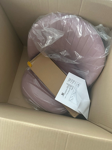 Стул на металлокаркасе Gabi 1 light purple / black фото покупателя 101