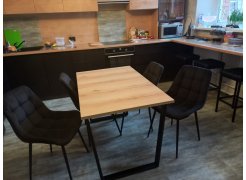 Стол Лота Лофт 140 25 мм юта / белый матовый фото покупателя 540