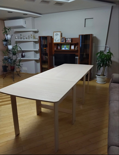 Стол обеденный раздвижной СтК7 дуб молочный фото покупателя 21