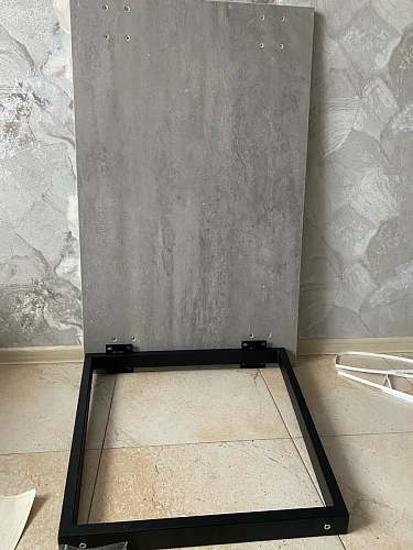 Деревянный стол Лота Лофт 120x75 дуб крафт табачный / черный матовый фото покупателя 329