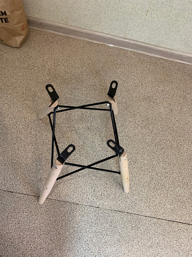 Пластиковый стул Eames PC-015 серо-голубой / дерево фото покупателя 446