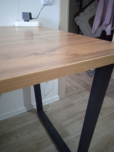 Стол Лота Лофт 120 25 мм сабия / белый матовый фото покупателя 554