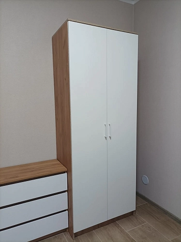 Шкаф Сантори белый текстурный фото покупателя 7