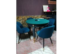 Стул на металлокаркасе Gabi 1 light purple / black фото покупателя 555