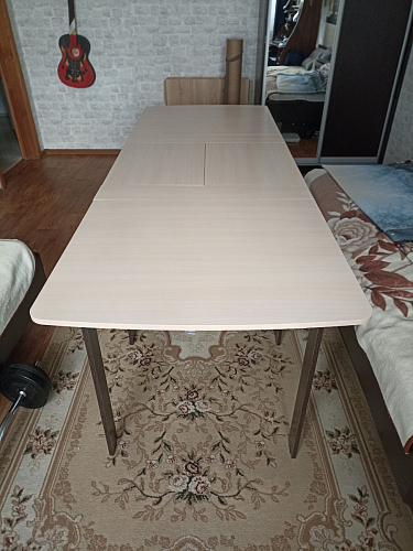 Стол обеденный раздвижной СтК7 дуб молочный фото покупателя 174