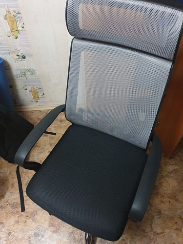 Компьютерное кресло Lion серое фото покупателя 5