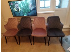 Стул на металлокаркасе Velen dark blue фото покупателя 3