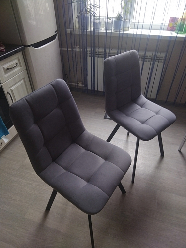 Комплект стульев Чилли 2 шт бежевый / черный фото покупателя 1046