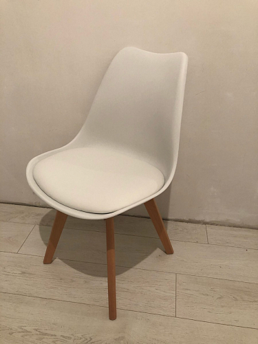 Деревянный стул Bonuss темно-серый / черное сидение / черный фото покупателя 67