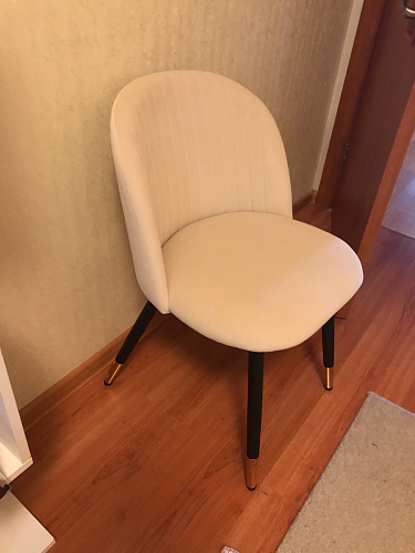 Стул на металлокаркасе Gabi gray / black фото покупателя 680