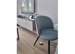 Стул на металлокаркасе Gabi 1 gray / black фото покупателя 515