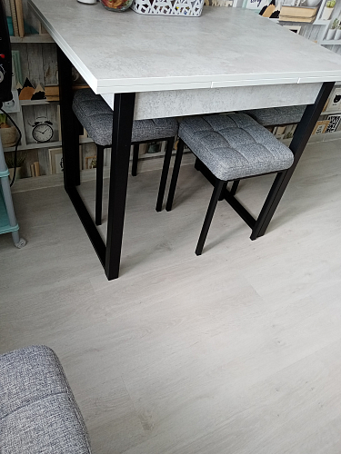 Стол Форли дуб рошелье / черный матовый фото покупателя 55