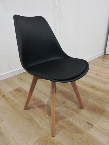 Деревянный стул Bonuss black / black фото покупателя 29