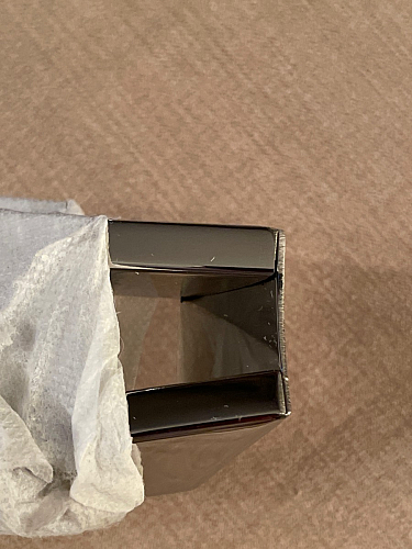 Стеклянный стол Roko 90 chrome фото покупателя 2