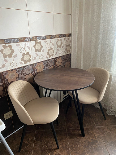 Стул на металлокаркасе Gabi 1 light purple / black фото покупателя 722