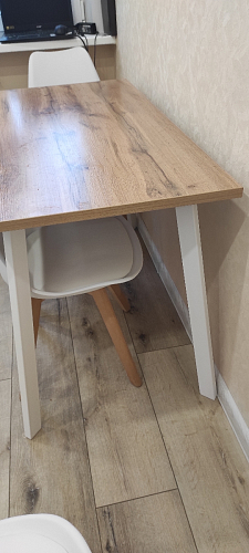 Стол Тринити Лофт 120 25 мм черный матовый / юта фото покупателя 14