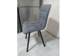 Стул на металлокаркасе Чилли синяя ткань / белый фото покупателя 180