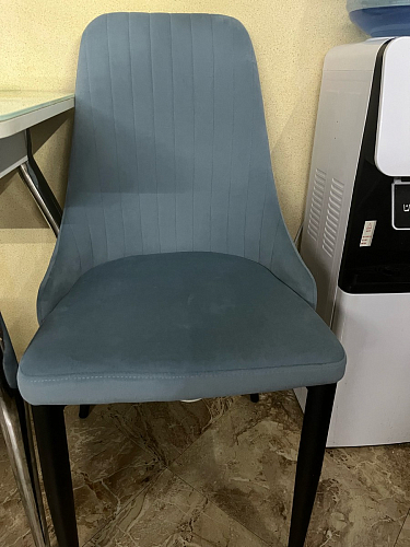 Стул на металлокаркасе Kora green / black фото покупателя 246