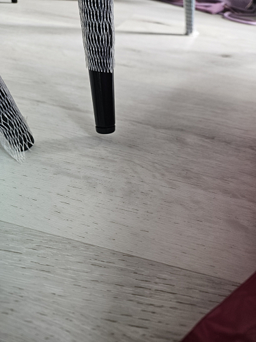 Стул на металлокаркасе Седа 360 К латте (velutto 08) / белый фото покупателя 123