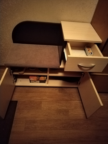 Обувница Аврора дуб млечный / венге фото покупателя 73