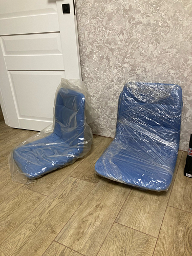 Стул на металлокаркасе Чилли К кирпичный / черный фото покупателя 577