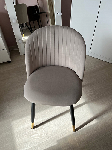 Стул на металлокаркасе Gabi gray / black фото покупателя 455