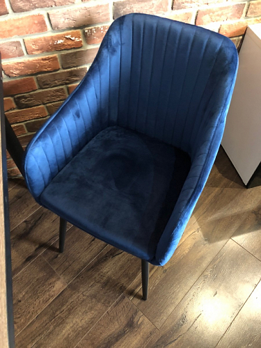 Стул на металлокаркасе Slam синий фото покупателя 106